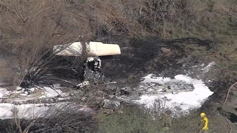 small plane crash in corona